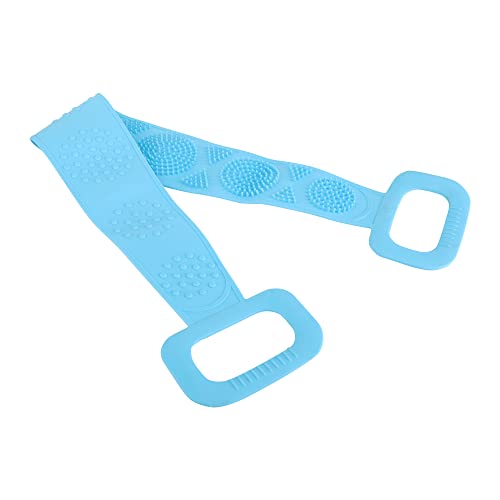 Midazzle Silicone Body Back Scrubber Double Side Bathing Brush for Skin Deep Cleaning, Dead Skin Removal Exfoliating Belt for Shower, Easy to Clean, Lathers Well for Men & Women... - Image 6