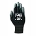 Ansell HyFlex 15G Black Lite Nylon Liner, Gray PU Palm Coat, Sz 11