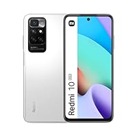 Xiaomi Redmi 10 2022 - Smartphone 4+64GB, 6,5” FHD+ 90Hz DotDisplay, MediaTek Helio G88, 50MP AI Quad Camera, 5000mAh, Pebble White (UK Version + 2 Years Warranty)