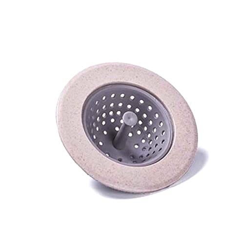 Colador para fregadero y bañera de silicona beige