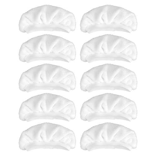 YNR 10 Paños de Microfibra para Vaporeta Fundas Paño de Microfibra de Repuesto Paños de Microfibra Compatibles Lavables Reutilizable compatibles con Limpiador a Vapor