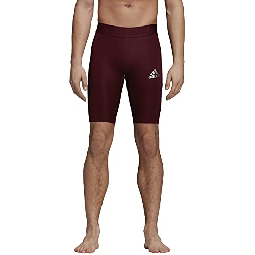 adidas Training Alphaskin Sport Short Tights, Maroon, XX-Large, Maroon, XX-Large