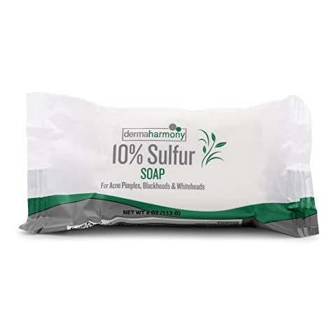 Dermaharmony 10% Sulfur with Tea Tree Oil Acne Bar Soap (4 oz) Cover
