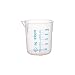 EISCO Plastic Beaker with Spout, 250mL - TPX Polymethylpentene (PMP) - Blue Printed Graduations