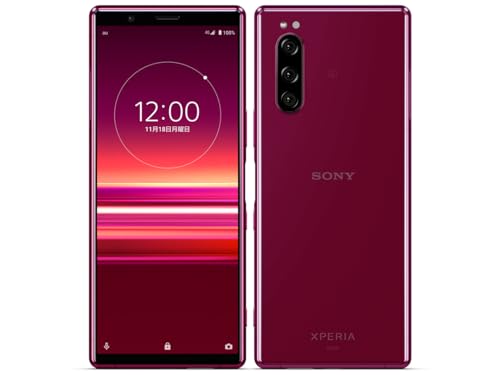 Amazon | 【整備済み品】 Sony Xperia 5 SoftBank 64GB レッド