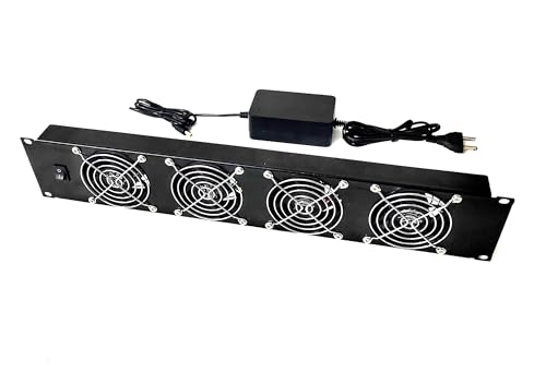 Image of Fourdot 19Inch U Rack Mount Network Server Front Exhaust Cooling (2U 4X80mm High Speed Cooling)