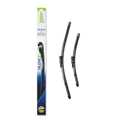 Balais d'essuie-glace plats Valeo Silencio VF342 silencieux 550/450mm