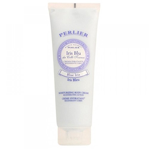 Perlier: "Iris Blu dei Colli Toscani" Moisturizing Body Cream, Blue Iris Scent 8.4 Fluid Ounces (250mL) Tube [ Italian Import ]