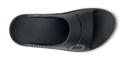 image for OOFOS OOahh Slide, Black Matrix - Men’s Size 6, Women’s Size 8 - L