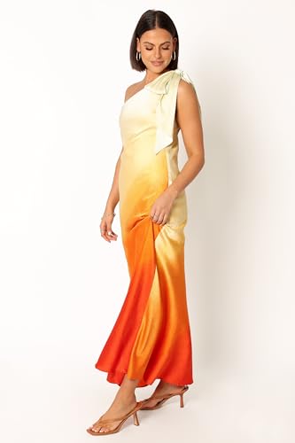 Petal & Pup Women's Glow One Shoulder Midi Dress3