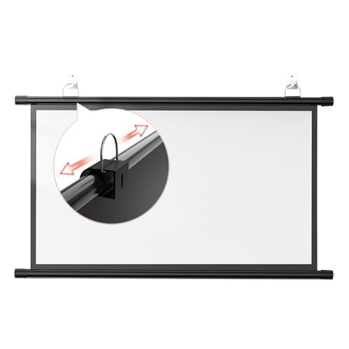 Pantalla manual para proyector 16:9 72 pulgadas