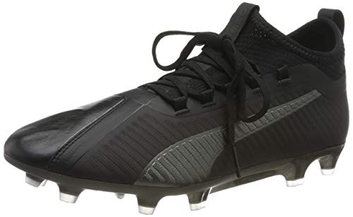 PUMA One 5.2 FG/AG, Botas de fútbol para Hombre, Black Black Aged Silver, 47 EU