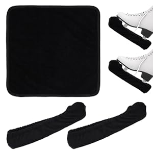 Nqeuepn 133740 Kufenschoner mit Handtuch Schwarz