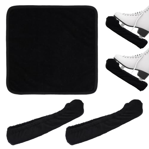 Nqeuepn 133740 Kufenschoner mit Handtuch Schwarz