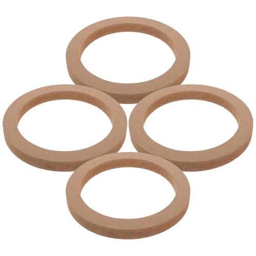 Altavoces de coche de 6.5 pulgadas adaptados con estas almohadillas espaciadoras MDF