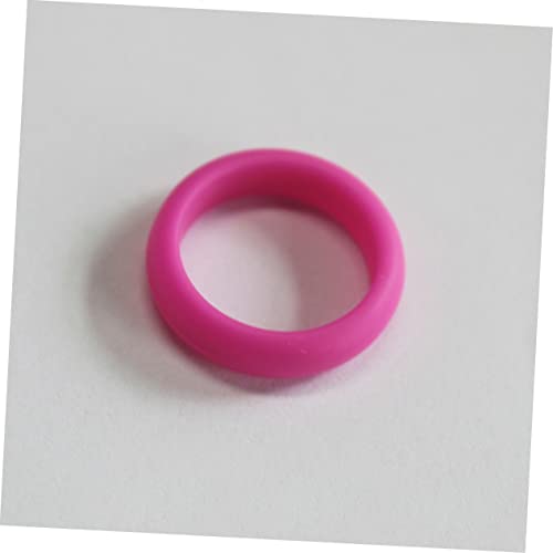 Anillos de caucho para bodas y yoga 6 pcs miniatura 3