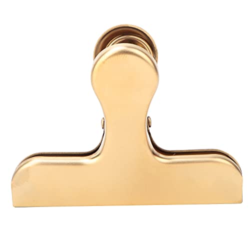 Chip Clip, Stainless Steel Food Bag Clip Retro Style Clamp for Sealing Coffee Bags,Paper Sheets[#1]