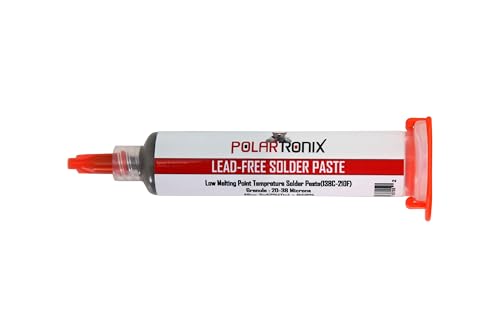 Low Melt Solder Paste 138 C Degree Melting point - Sn42/ Bi58 (38g) - Lead Free Solder Paste