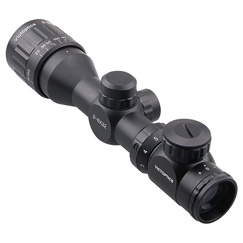 Vector Victoptics 2-6x32 AOE SFP Compact Illuminated Rangefinder Reticle Rifle Scope - Free Weaver Mounts - Image 5