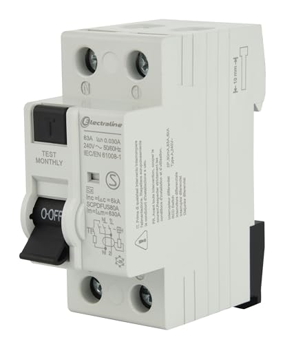 Interrupteur différentiel 63A 30mA type A Electraline tableau electrique maison