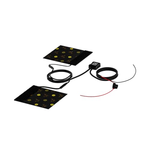 Gatuida 2pcs Motorcycle Grip Covers Heated Grip Covers Switch and Easy to Install