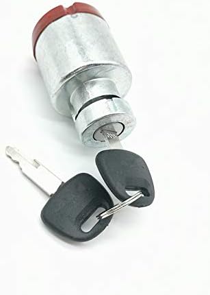 Ignition Switch W/ 2 Keys 4477373 AT154992 4250350 Fit For Hitachi EX-1 EX-2 EX-3 EX-5 EX-6 Compatible with John Deere 75C 80C 2054 450DLC