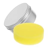 BUTIFULSIC Beeswax Wood Polish Solid Wax 200g with Sponge Natural Wax Polish Paste for Hardwood and Laminate Floors Furniture and Wood Restorer for Home Care and Floor Maintenance