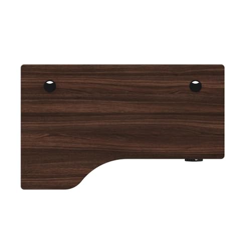 Plateau de bureau en bois de noyer pour un espace télétravail parfait