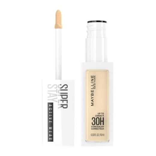 Le migliori antiocchiaie & correttori '2026' 27 Maybelline New York Correttore Liquido SuperStay 30H Active Wear, Finish Matte e Naturale ad Alta Coprenza, 30 H di Tenuta, Corregge le Imperfezioni Senza Seccare, Texture Leggera, 11 Nude, 10 ml