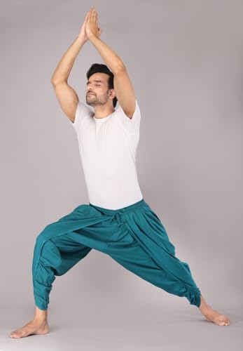 Image of Urali Men's Solid 100% Cotton Dhoti Pants - D100A