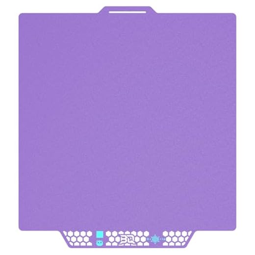 ⚡ BIQU CryoGrip Pro Glacier Build Plate for Bambu-Lab X2D P2S P1S P1P X1C X1E A1 3D Printers, Double-Sided Fine Textured Spring Steel Sheet, Firm Adhesion, 257x257mm, Purple