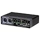 BOMGE USB-Audio-Schnittstelle (24 Bit/192 kHz) mit XLR, Phantomspeisung, Direktüberwachung, Loopback für PC-Aufnahmen, Streaming, Gitarristen, Vokalist und Podcasting