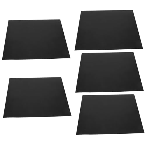 Toyvian 5 piezas Alfombrillas para Horno Reutilizables Resistentes al Calor y Antiadherentes para Cocinar y Barbacoa