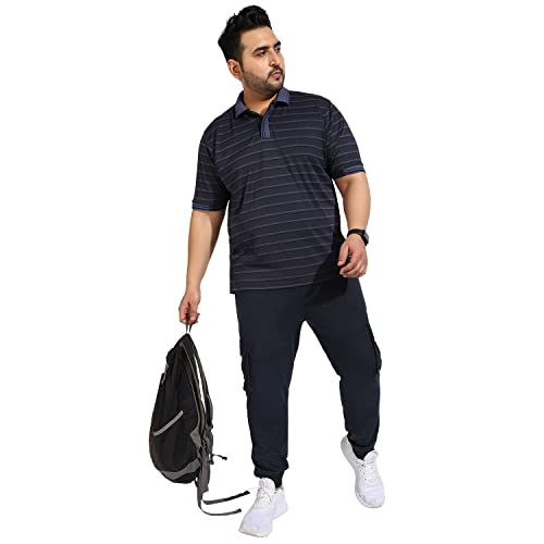 Image of CAHOOT Instafab Plus Men's Polo Neck Half Sleeve Regular Fit T-Shirt for Casual Wear | Modern Clothing T-Shirt Crafted with Comfort Fit and High-Performance for Everyday Wear