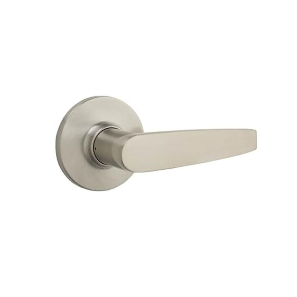 Serrure de passage ronde Kwikset Safelock avec loquet RCAL et gâche RCS pour porte