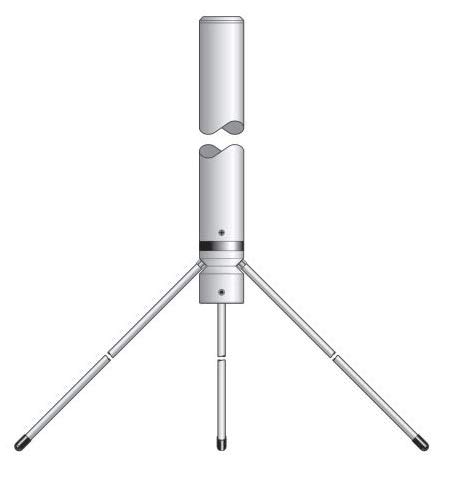 SIRIO GP 160 LB/UHF ANTENNA DA BASE 145/175 Mhz - NESSUNA TARATURA RICHIESTA