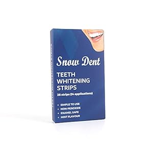 Snow Dent Tanden Whitening Strips, Whitening Strips voor Tegen Gele Tanden, Rookvlekken, Zwarte Tanden, 28 Whitening Strips,