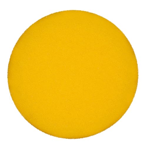 Image of RUPES 9.DA70M /4 Pack of 4 Yellow D-A Fine Finishing Foam Pads 70mm | Ideal for Paint Correction & Gloss Enhancement | Moderate to Fine Defect Removal | Compatible with 2 inch Backing Plate