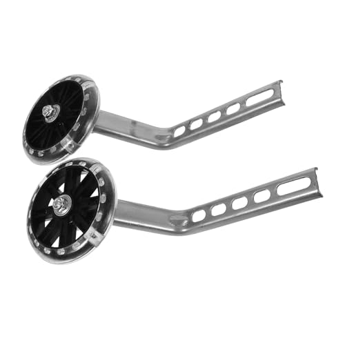 Ruedas de Entrenamiento para Bicicleta VICASKY con Luces LED, Estabilizadoras Auxiliares Negras para Principiantes, Accesorios para Bicicleta miniatura 1