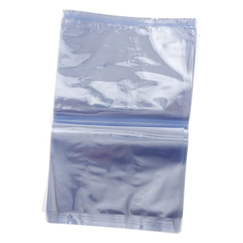 KICHOUSE 100 Pcs Shrink Bag Heat Shrinkable Film Clear Bags for Packaging Heat Shrink Film Shrink Wraps for Bottles Laminating Film Bags Shrink Machine Bags for Soap Shrink Film Bags
