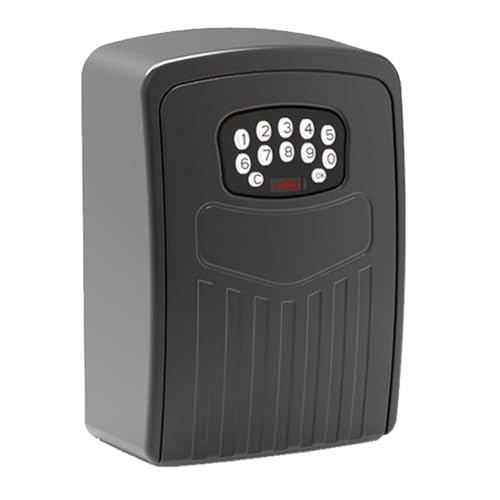 Jrifedptry TUYA Smart Key Box Bluetooth Storage Lock Box Smart Life App Montaggio a Parete Sicurezza Antifurto Lockbox-Password