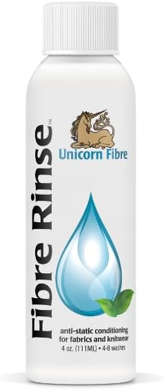 RINSE. Anti-Static Conditioning for Wool, Knits, Cloth Diapers, Baby Clothing, Yarn, Cashmere, Cotton, Hemp, Heirlooms, and Synthetic Fabrics. Lavender Scented. 4 oz