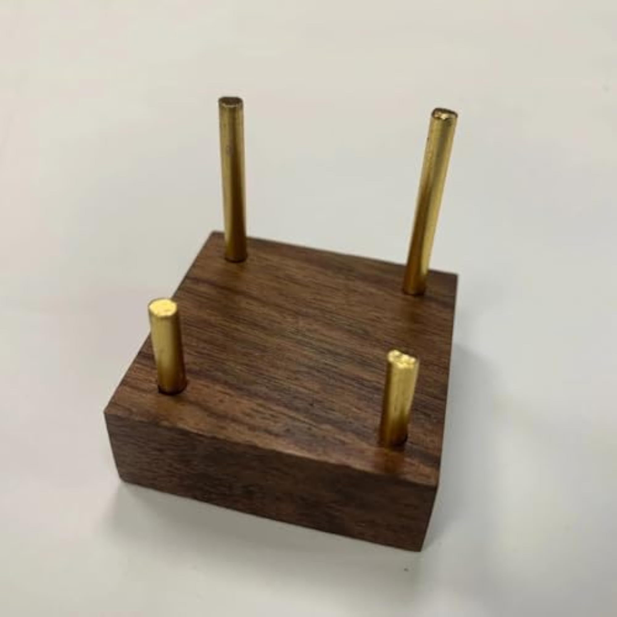 Handcrafted Wooden Display Stand for Home Decor