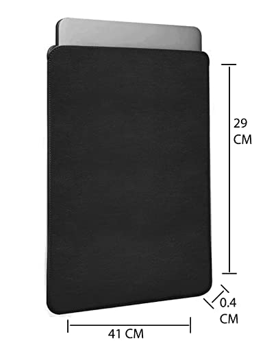Image of CONTACTS Laptop Bag Sleeve Case Cover Pouch for 16 Inch | 16 Inch Laptop /MacBook Sleeve Case Cover for Men & Women (Black)