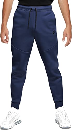 NIKE CU4495-410 M NSW TCH FLC JGGR Pants Men's Mitternachtsmarine/Schwarz M