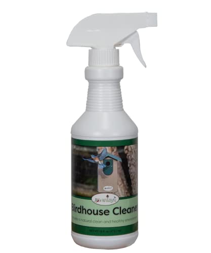 JCs Wildlife Birdhouse Cleaner 16 oz. Spray - Natural Enzyme Formula (1, 16 oz. Spray Bottle)