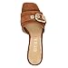 Guess Women's Dittara Heeled Sandal, Cognac Suede 101, 5