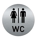 Dimensions de la plaque alu : Ø 85 mm - Finition STANDING SOBRE impression UV