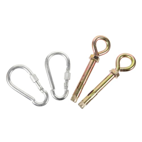 Happyyami 1 Set Chair Yoga Major Professional Hammock Hanger Hammock Swing Hanging kit Swing Hanging kit Heavy Duty Hammock Hanging Light Rope Hammock Hook Fixed Hook Supplies