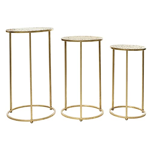 Deco 79 53755 Metal Side End Accent Table Nesting End Table thumb #4